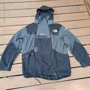 North Face Mens Black/Gray Vintage Steep Tech Jacket Size 2XL
